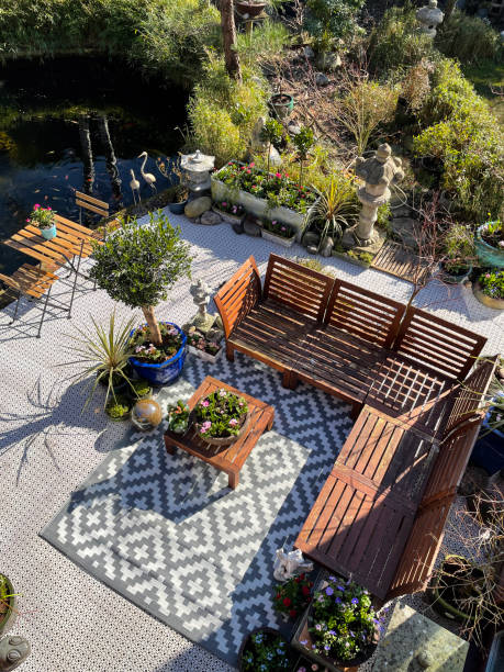 Outdoor Space with Area Rugs | Allied Flooring & Paint