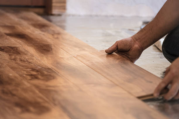 Hardwood flooring installation | Allied Flooring & Paint