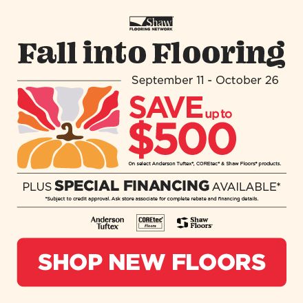 Shaw promotion - Fall into Flooring